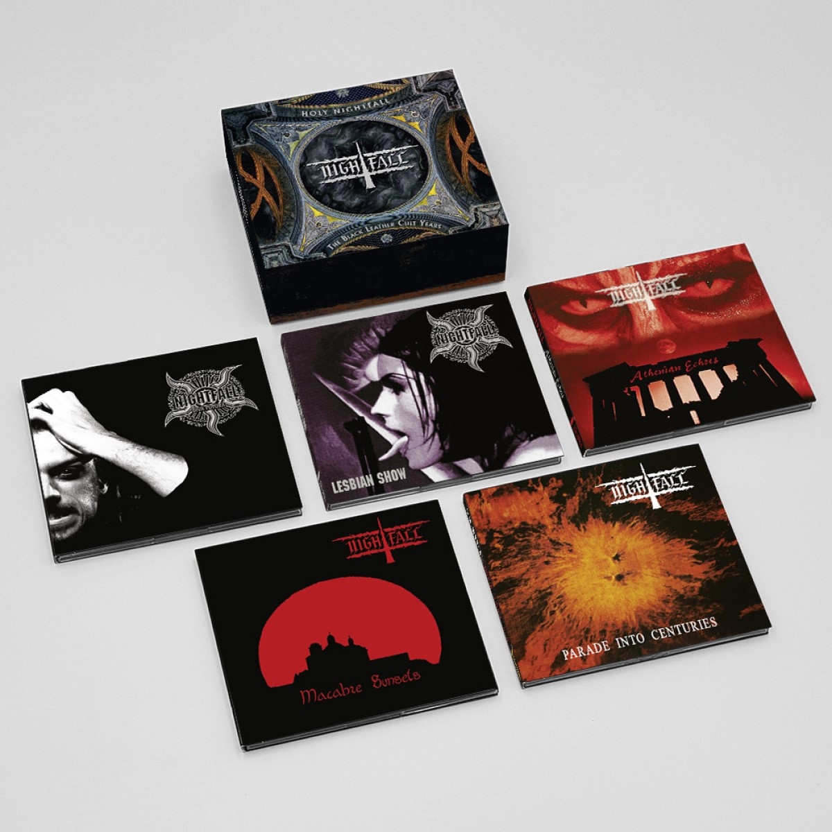 NIGHTFALL - Holy Nightfall : The Black Leather Cult Years 5CD BOX